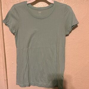 GAP Women's Soft Aqua Short Sleeve Tee